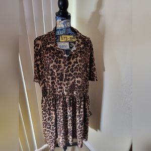 NWT size 24 (3x) Loralette animal print dress